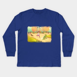 Io e Jogging Kids Long Sleeve T-Shirt